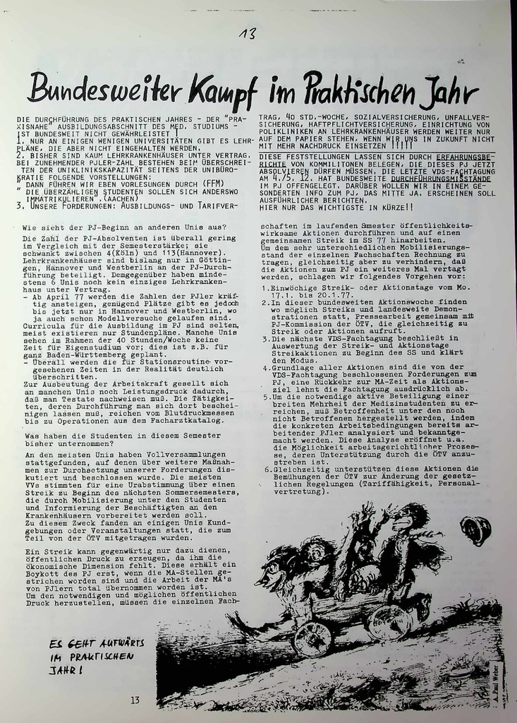 [doc_772868] Bundesweiter Kampf im praktischen Jahr – Zeitschrift für alle Gesundheitsberufe