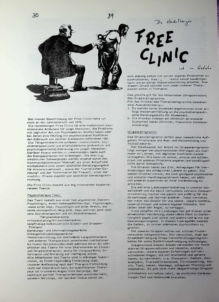 [doc_772895] Free Clinic – Zeitschrift für alle Gesundheitsberufe