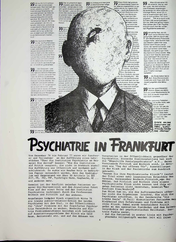Psychiatrie in Oberrad – Zeitschrift für alle Gesundheitsberufe