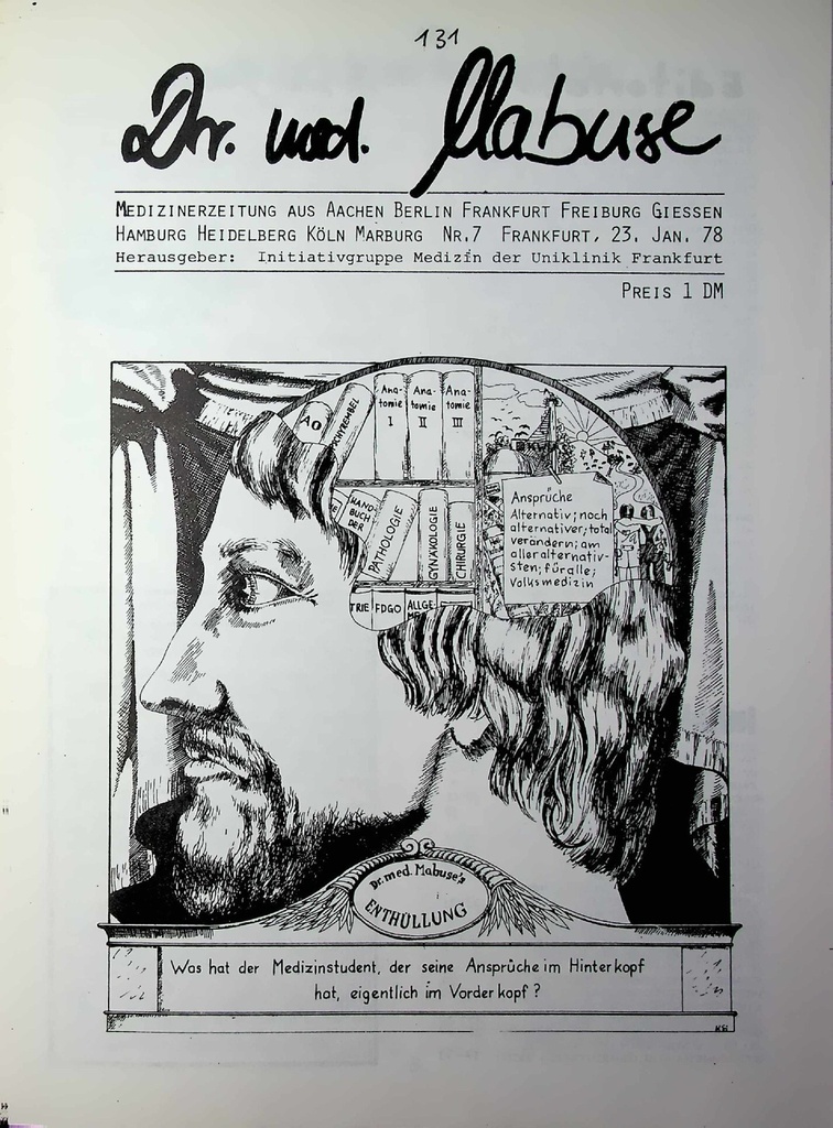 Dr. med. Mabuse Heft 7-1978 – Zeitschrift für alle Gesundheitsberufe