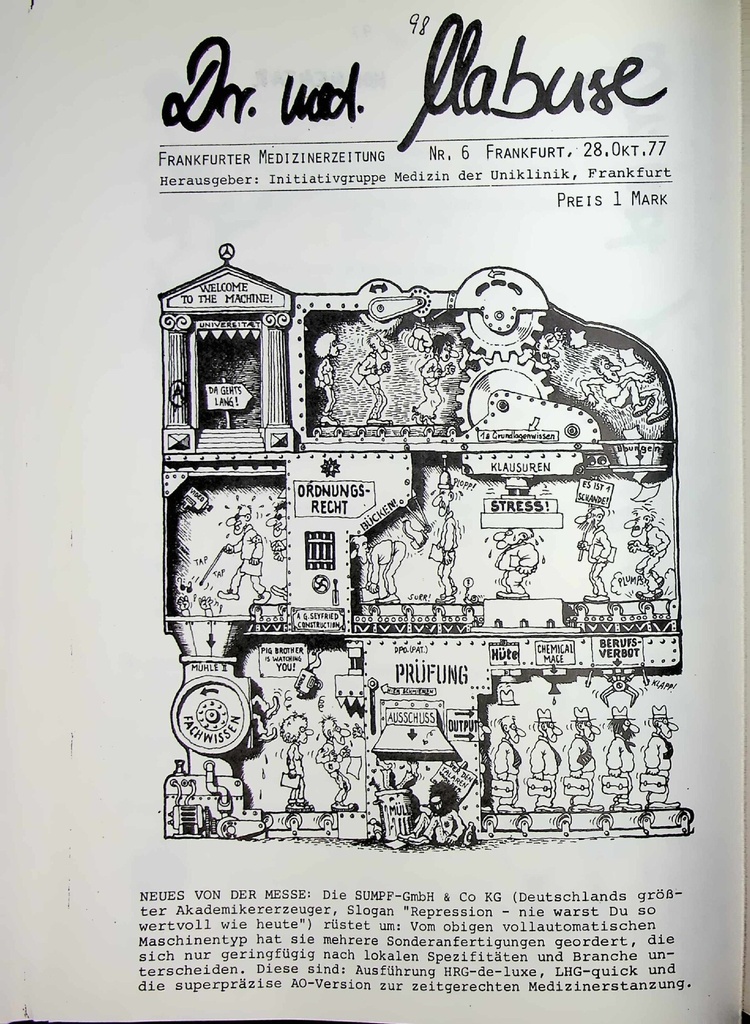 [doc_772945] Dr. med. Mabuse Heft 6. 1977 – Zeitschrift für alle Gesundheitsberufe