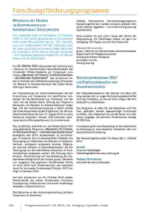 Aktuelle Förderprogramme